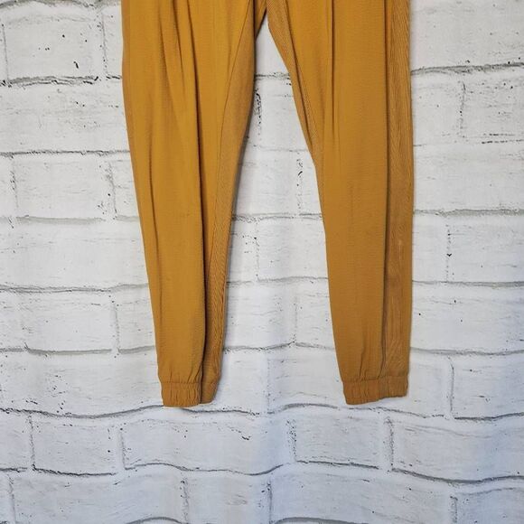 Athleta Textured Brooklyn Stretch Jogger Pants Multicolor Size 2 Yellow Gold - Picture 4 of 13
